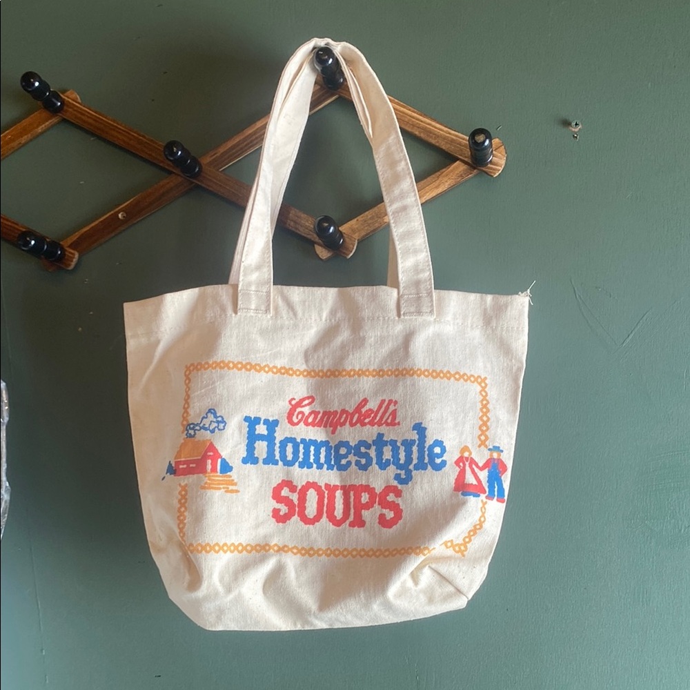 Homestyle Soups Tote Bag - Cream vintage new old stock